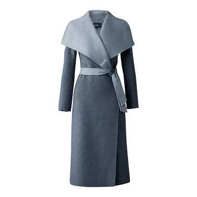 Mackage Mai-cn Double-face Wool Wrap Coat Size: