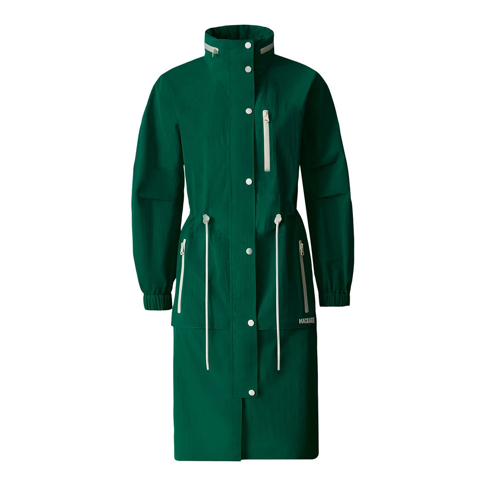 Mackage Makayla Knee-length Lightweight Rain Jacket Size: