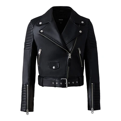 Mackage Masina Zip-vent Leather Jacket Size: