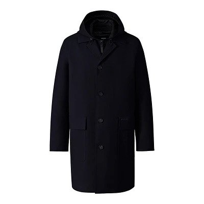 Mackage Mathias 3-in-1 Balmacaan Coat With Removable Down Liner Size: