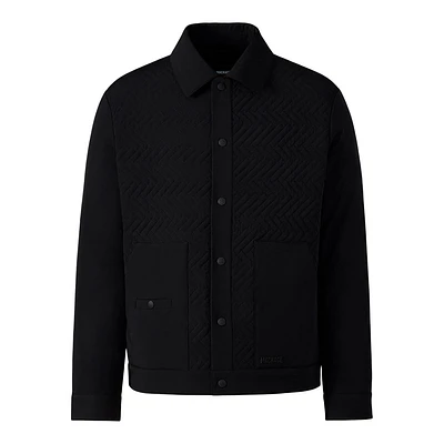 Mackage Maxwell Quilted Down Shirt Jacket Size: