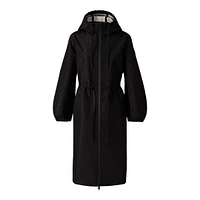 Mackage Mekelle-z Long Recycled Technical Rain Coat Size: