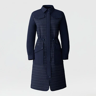 Mackage Naolin Long Down Coat With Chevron Quilt Size: