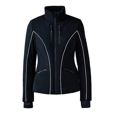 Mackage Sandra Smocked Detailed Technical Ski Jacket Size: