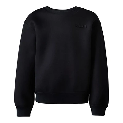 Mackage Sawyer Double-face Jersey Sweatshirt For Kids (8-14 Years) Black, Size: