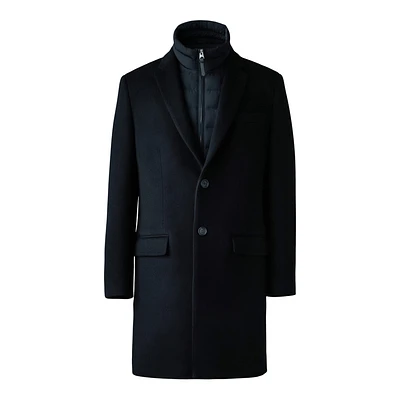Mackage Skai-slb 3-in-1 Wool Coat With Removable Down Liner Size: