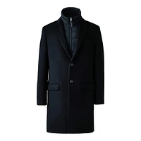 Mackage Skai-slb 3-in-1 Wool Coat With Removable Down Liner Size: