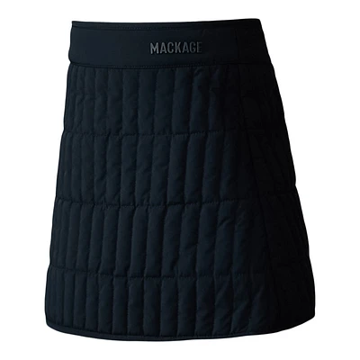 Mackage Taya Vertical Quilted Down Skirt For Kids (8-14 Years) Black, Size: