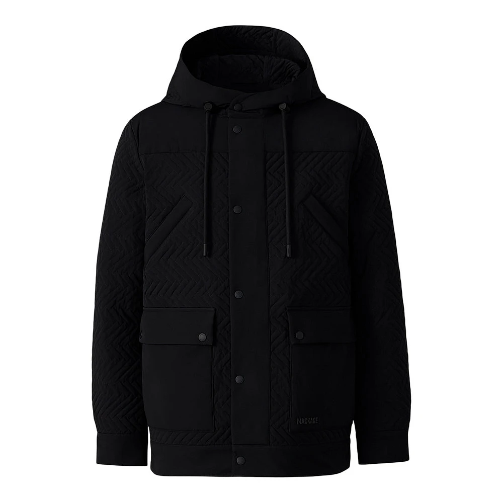Mackage Thiago Quilted Down Hooded Jacket Size: