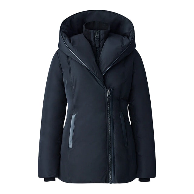 Mackage Adali Down Coat With Signature Collar Black, Size: