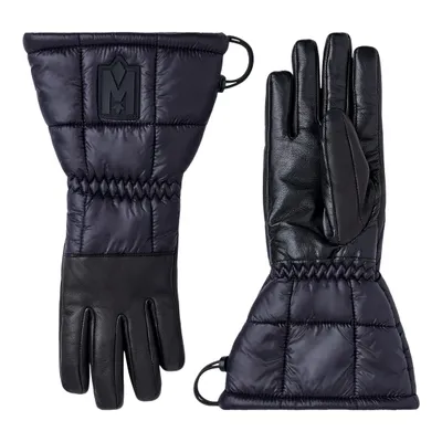 Mackage Adley Reversible Mixed-media Light Down Ski Glove Black, Size: