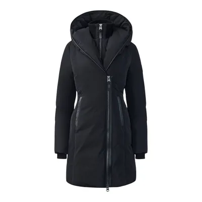 Mackage Kay Down Coat With Signature Collar Black, Size: