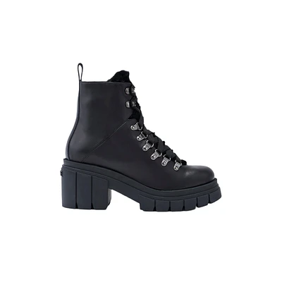 Mackage Summit Shearling-lined Lamb Leather Ankle Boots For Women Size: