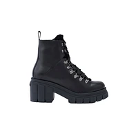 Mackage Summit Shearling-lined Lamb Leather Ankle Boots For Women Size: