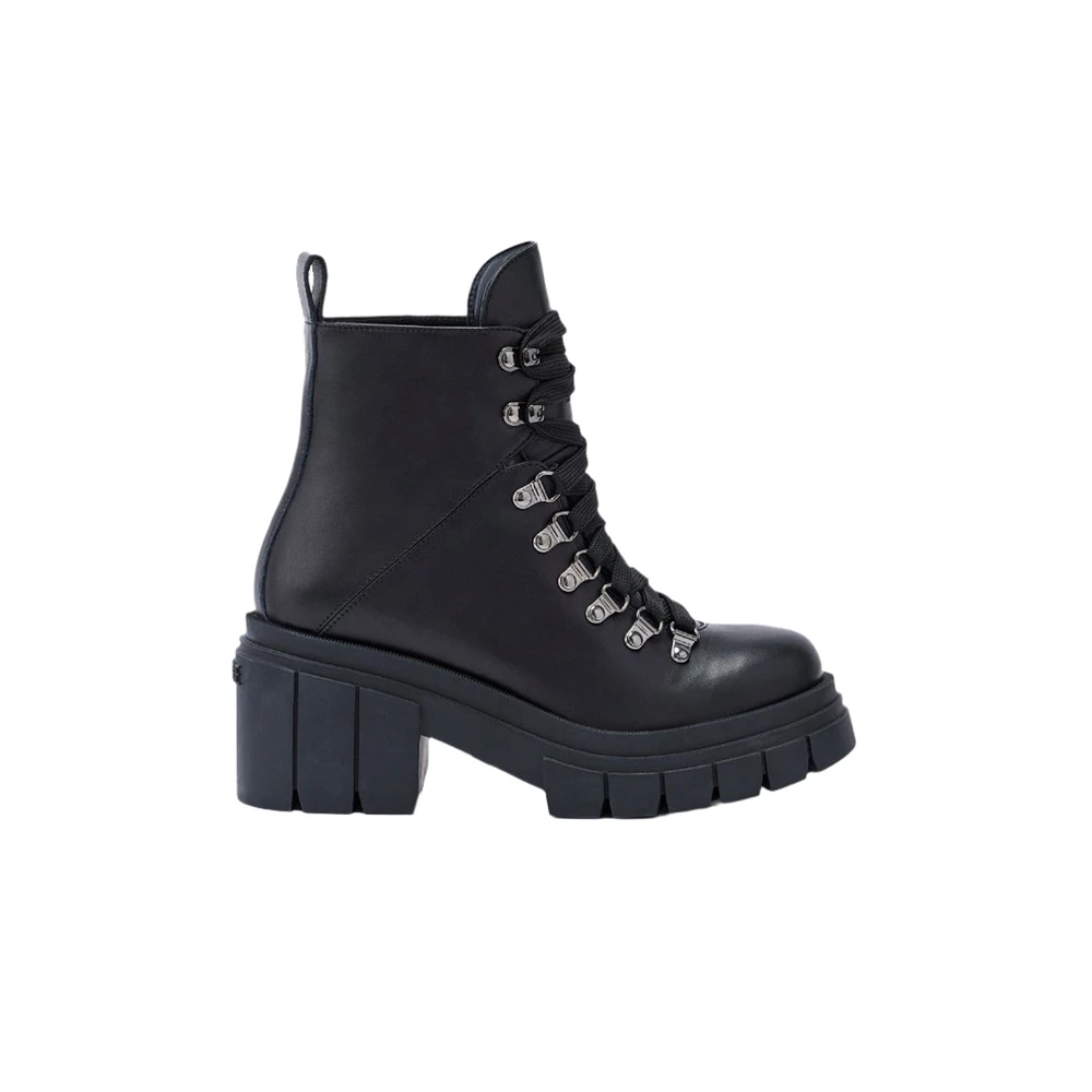 Mackage Summit Unlined (r) Leather Ankle Boot For Women Black, Size: