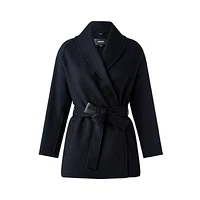 Mackage Tyra Double-face Wool Robe Jacket Size
