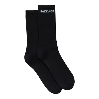 Mackage Woods Stretch Cotton Logo Socks Size:
