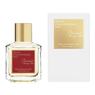 Baccarat Rouge Scented Body Oil