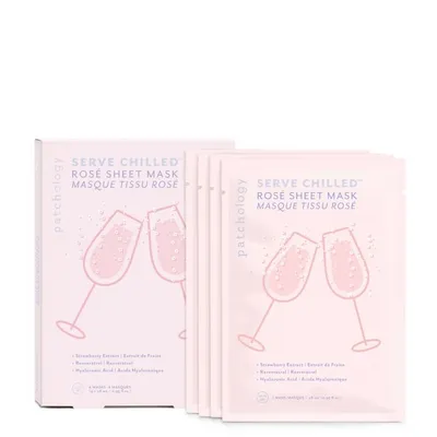 Served Chilled -Rose All Day - Sheet Masque 4-Pack