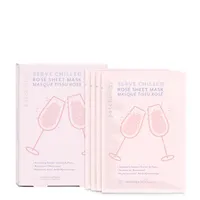 Served Chilled -Rose All Day - Sheet Masque 4-Pack