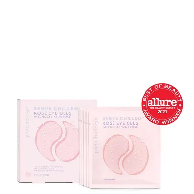 Served Chilled -Rose All Day  Eye Gels- 5 Pack