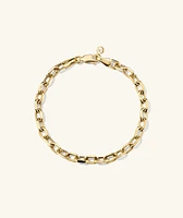 Large Square Oval Chain Bracelet