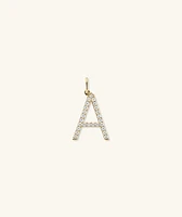 Lab Grown Diamond Oversized Letter Charm