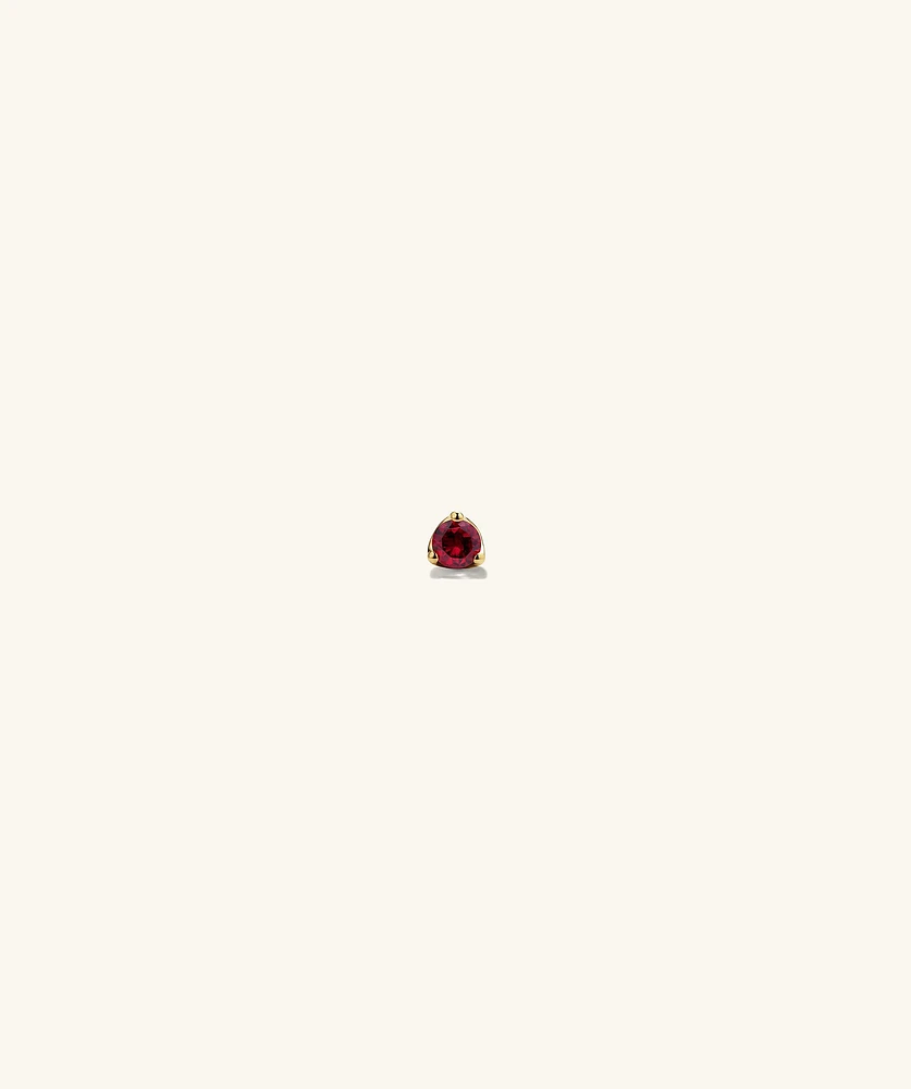 Gemstone Mini Flat Back Stud