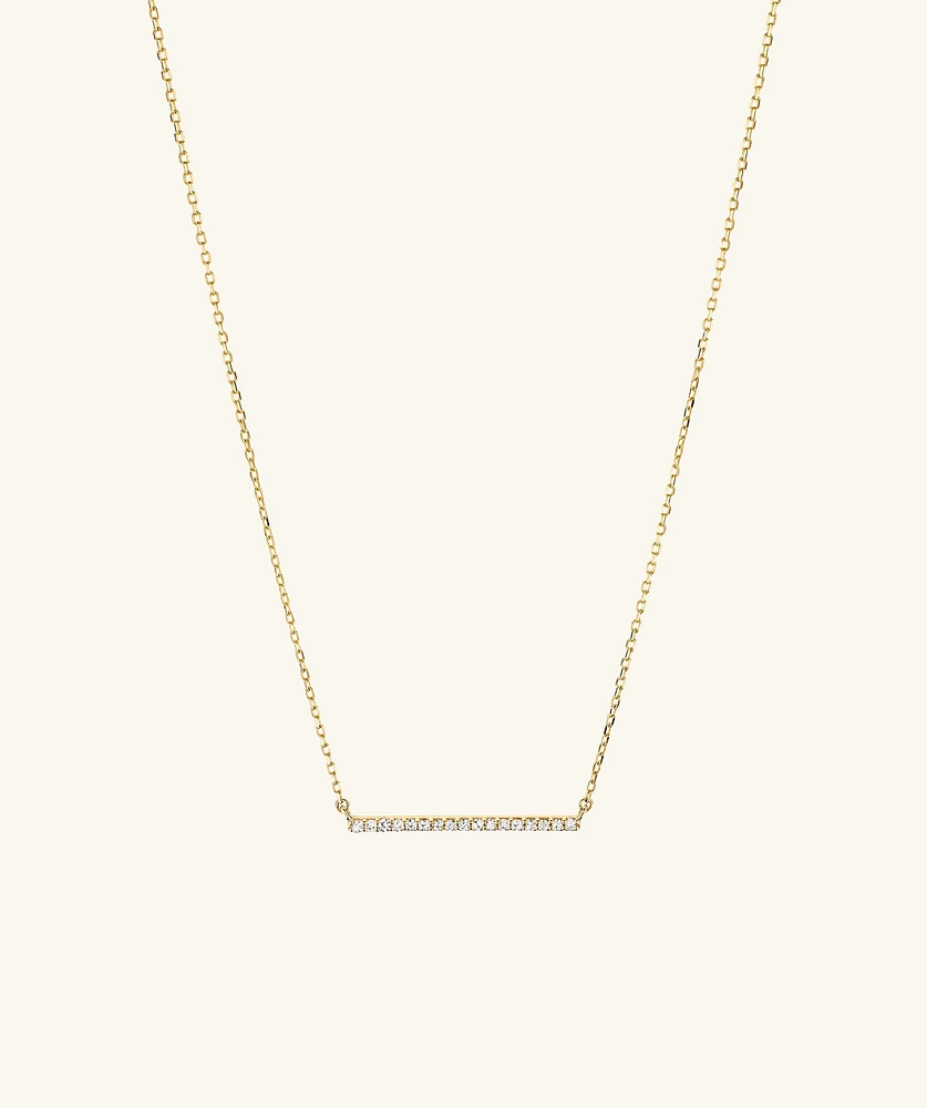 Linear Diamond Necklace