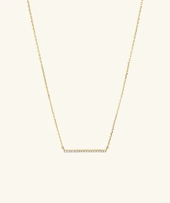 Linear Diamond Necklace