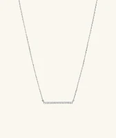 Linear Diamond Necklace