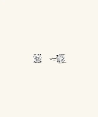 Lab Grown Diamond Round Studs TCW