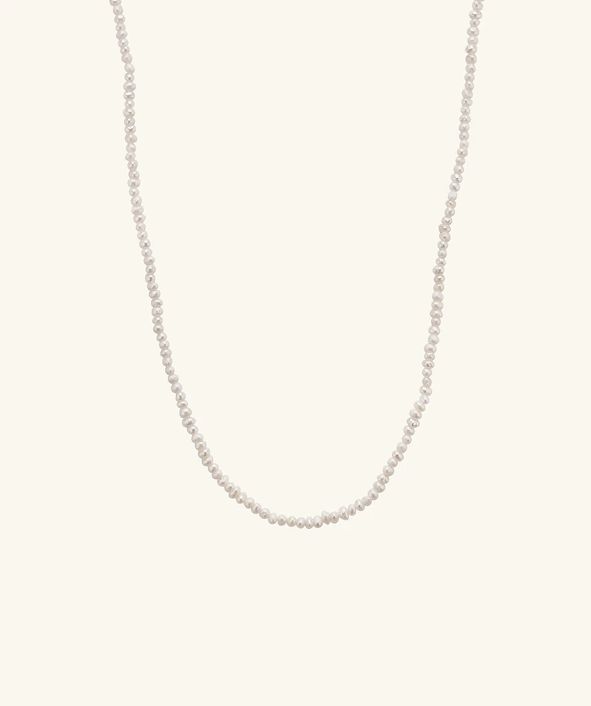 Micro Pearl Necklace