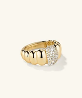 Puffy Charlotte PavÃ© Diamond Ring