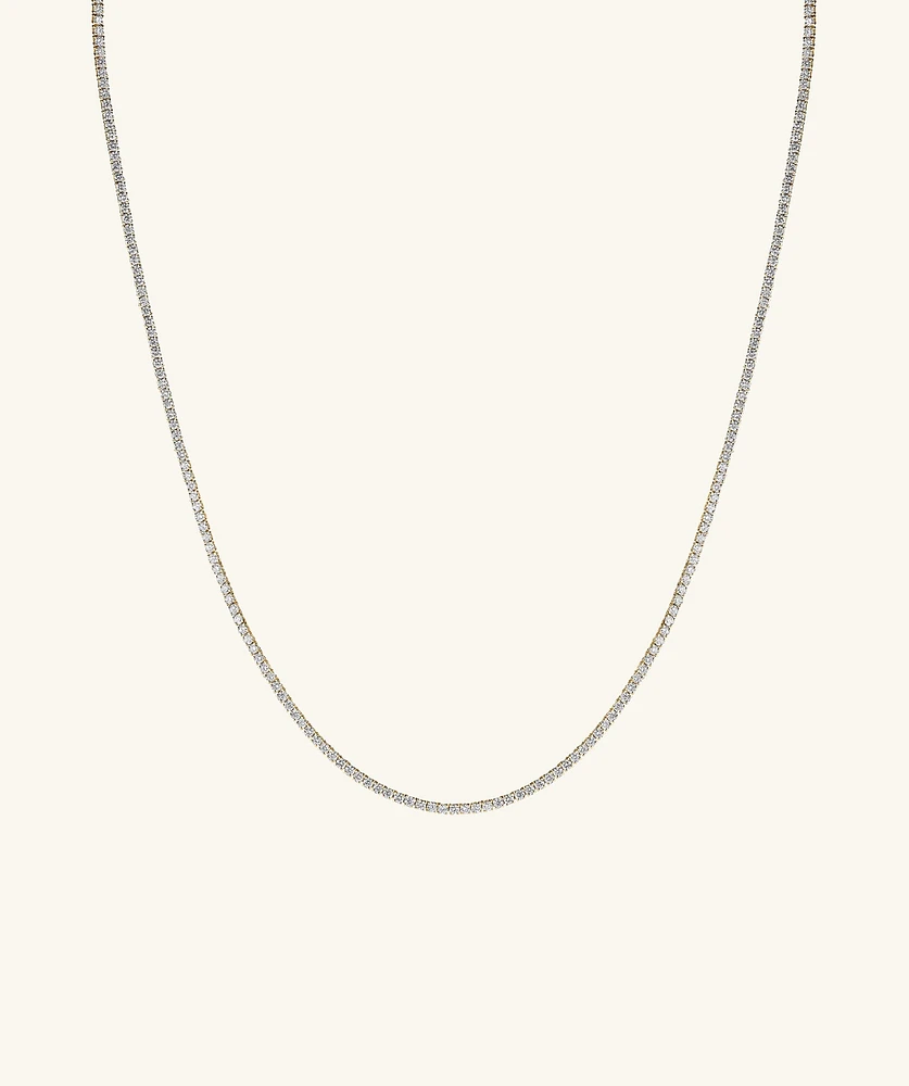 Lab Grown Diamond Tennis Necklace 1.8mm