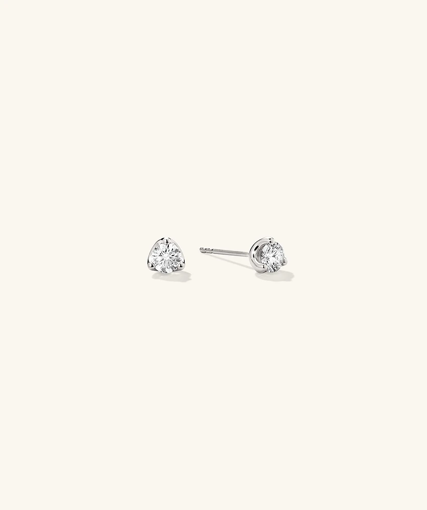 Lab Grown Diamond Round Studs 0.5 TCW