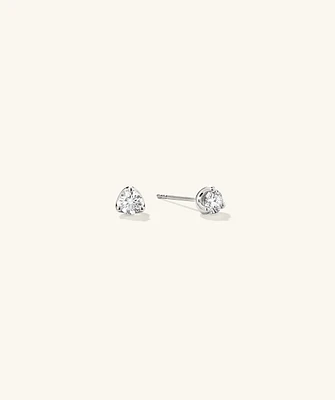 Lab Grown Diamond Round Studs TCW