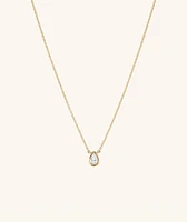 Lab Grown Diamond Pear Necklace