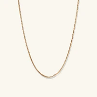 Round Box Chain Necklace