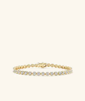 Micro-PavÃ© Diamond RiviÃ¨re Bracelet