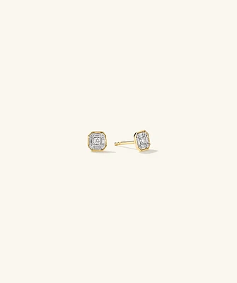 Mosaic Cushion Diamond Studs