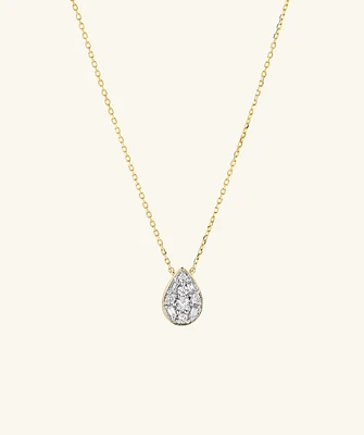 Mosaic Pear Diamond Necklace