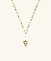 Big Puffy Heart Necklace