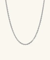 Trace Rectangle Chain Necklace