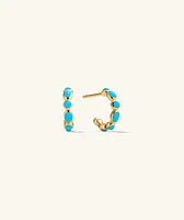 Bronte Turquoise Huggies