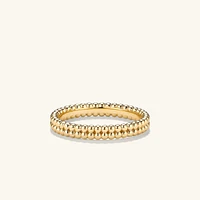 Duo Beaded Stacker Ring