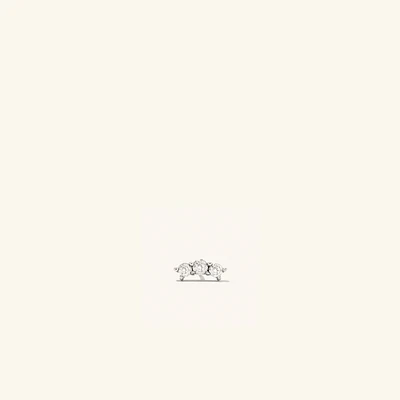 Piercing Studio - Diamond Curve Bar Flat Back Stud