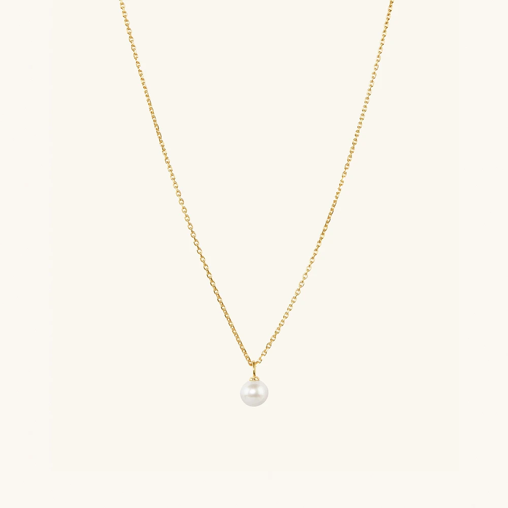 Mini Pearl Pendant Necklace