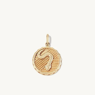 Transformation: Serpent Coin Charm Pendant