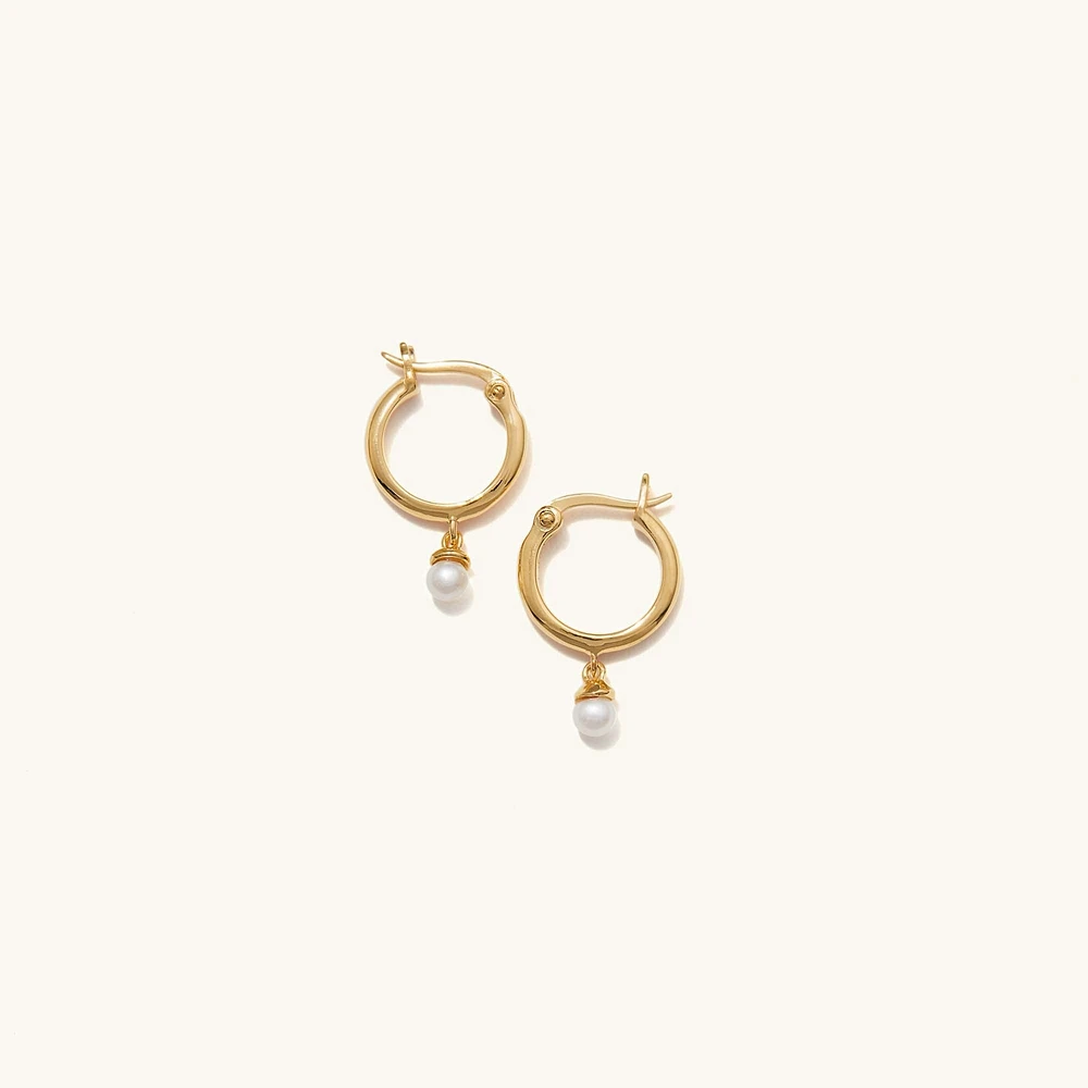 Pearl Hoops